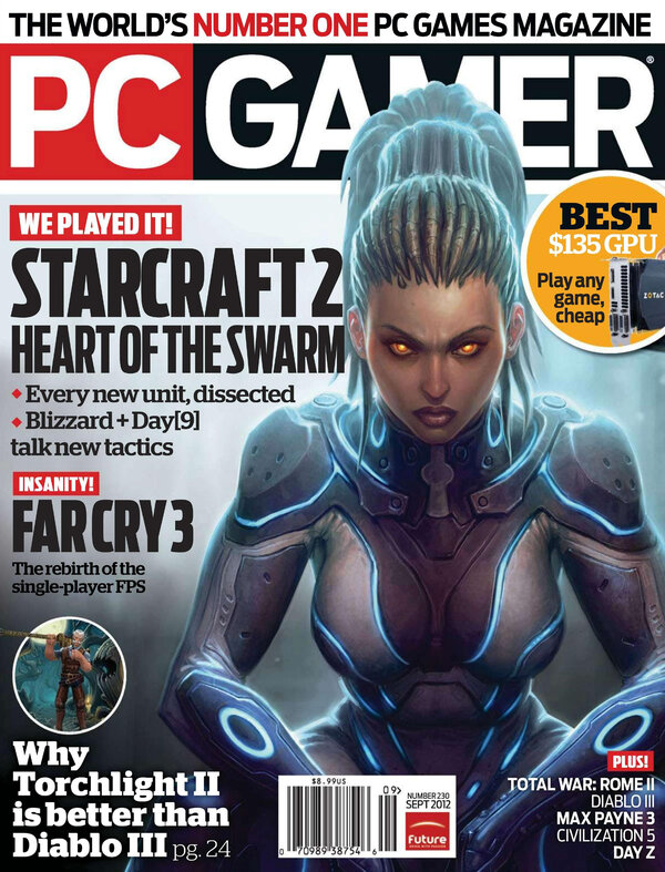 PC Gamer Issue 230 (September 2012) cover